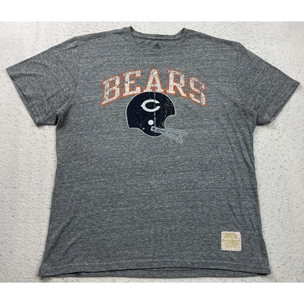 Chicago Bears Men’s Large Retro Sport Reebok International Distressed Shirt 2008